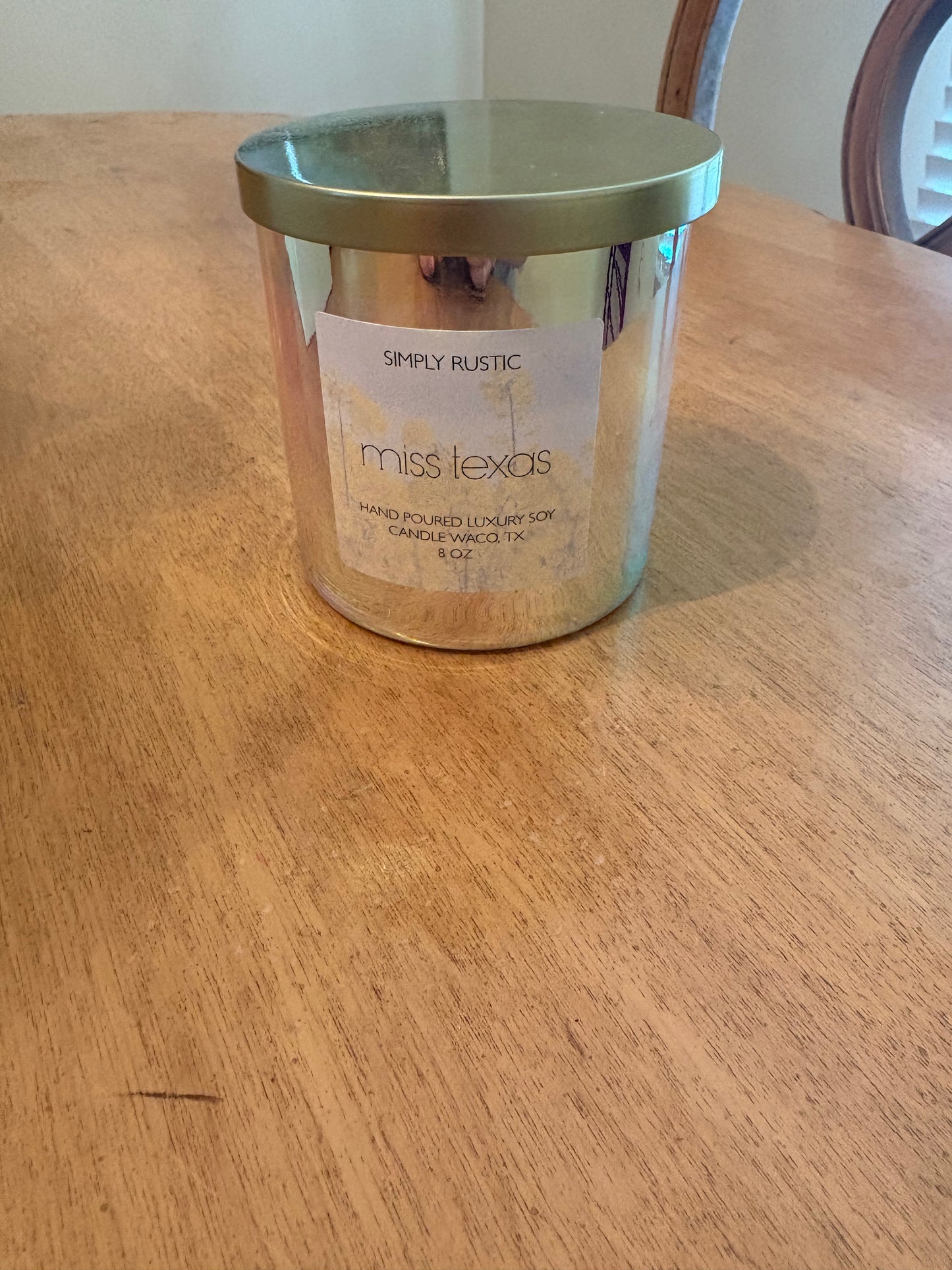 Iridescent Jar Candle