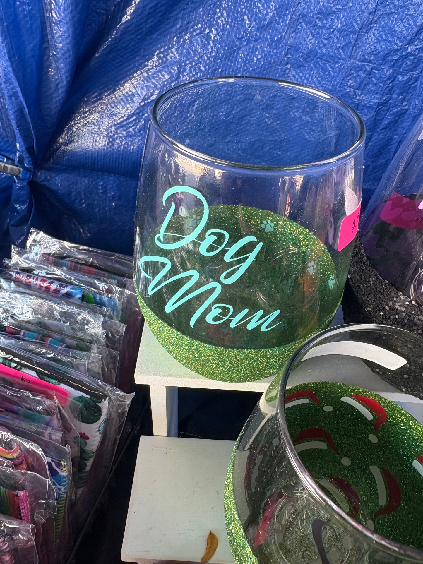 Glitter Wine Glasses