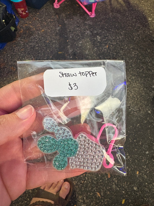 Diamond Straw Toppers