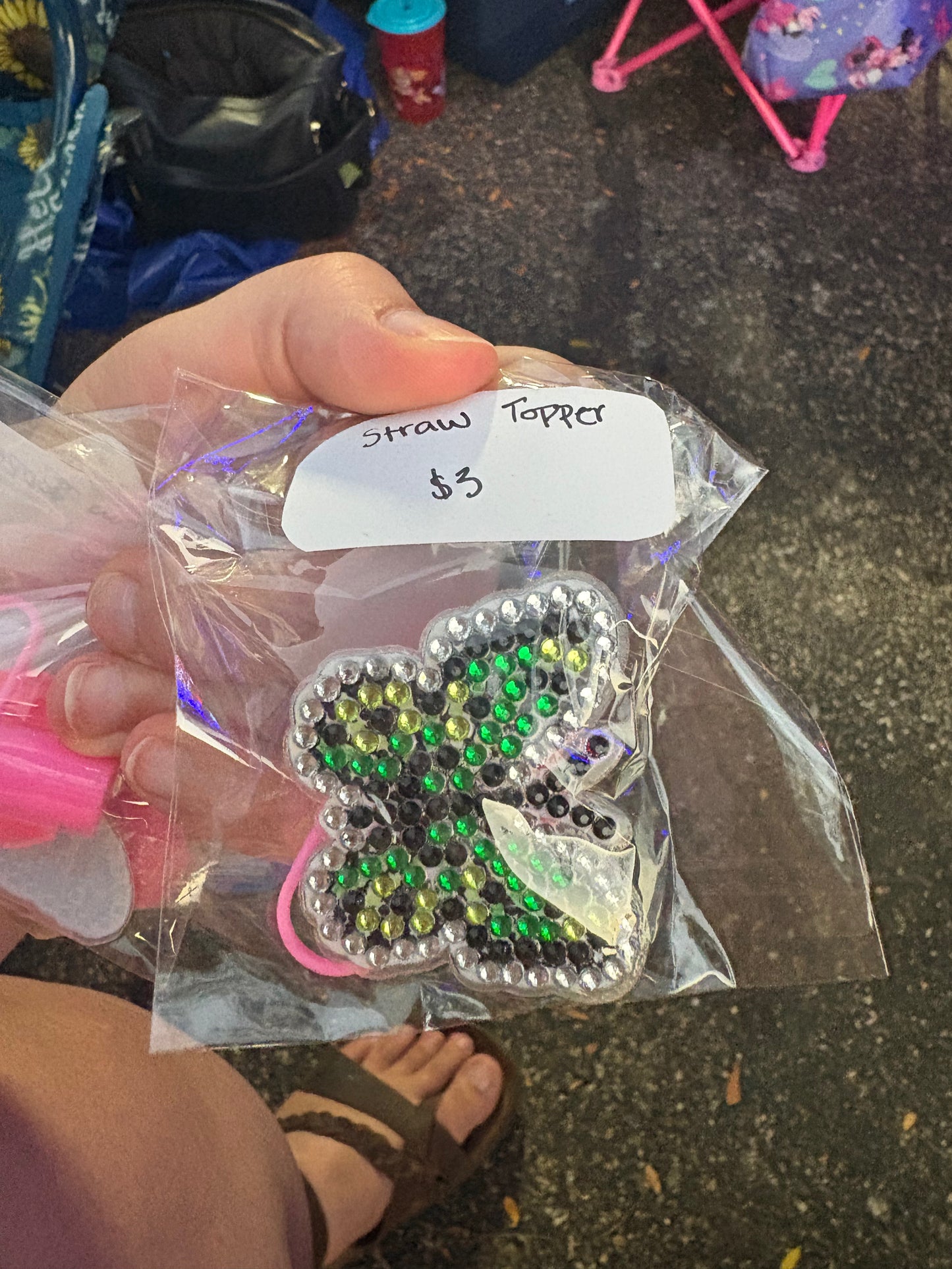 Diamond Straw Toppers