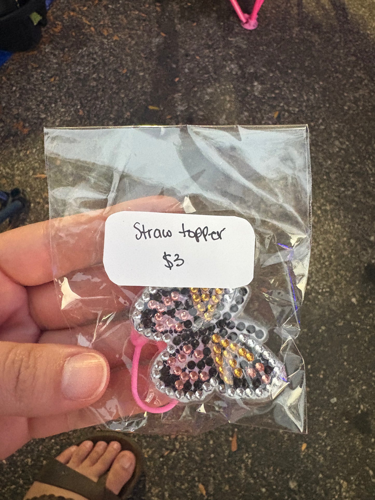 Diamond Straw Toppers