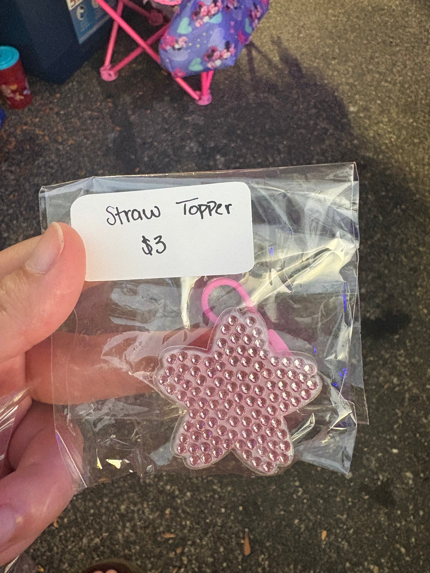 Diamond Straw Toppers