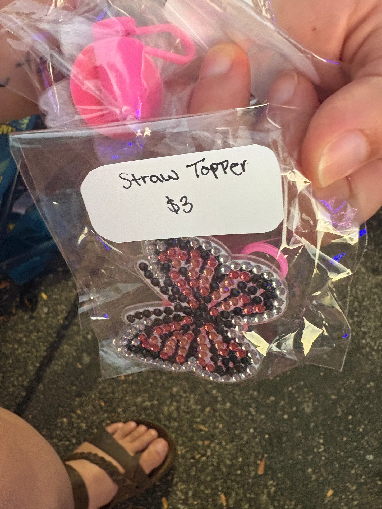 Diamond Straw Toppers