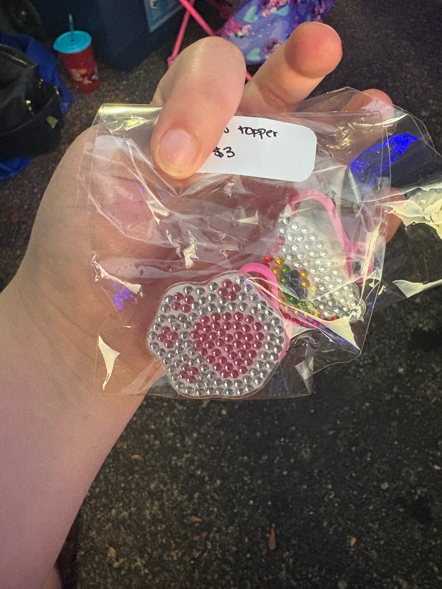 Diamond Straw Toppers