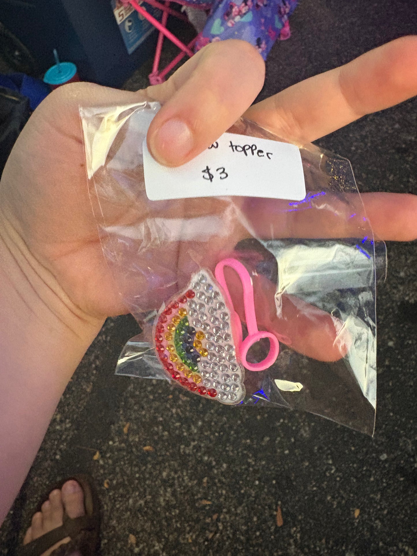 Diamond Straw Toppers